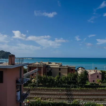 Apartment 009 - Attico Sant'anna Vista Mare 150m Dalla Spiaggia Con Terrazza Privata Sestri Levante